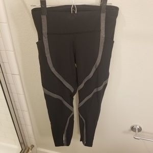 Lululemon Running Tights with Grey Panels